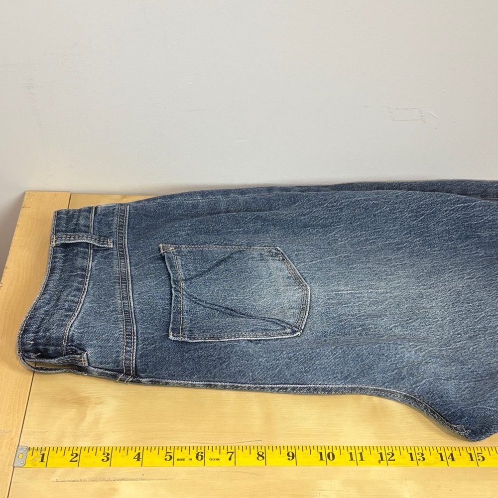 Angels Women's Wide Leg Jeans in Faded Blue Wash - Picture 12 of 13